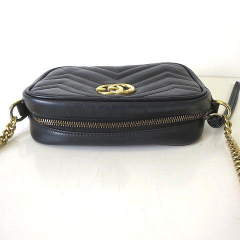 GUCCI（グッチ） バッグ GGマーモント キルティング スモール チェーン