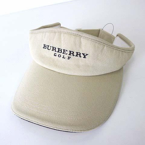 バーバリーゴルフ BURBERRY GOLF バイザー サンバイザー ロゴ 刺繍