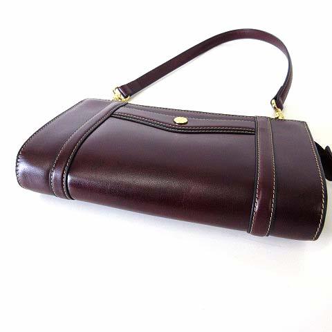 GOLD PFEIL 本革 ショルダーバッグ ひも欠品 ゴールドファイル