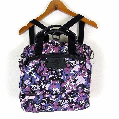 アナスイ　ANNA SUI　バッグ　ショルダー　リュック　3way　美品 ANNA SUI アナスイ 3way バッグ ショルダーバッグ リュック