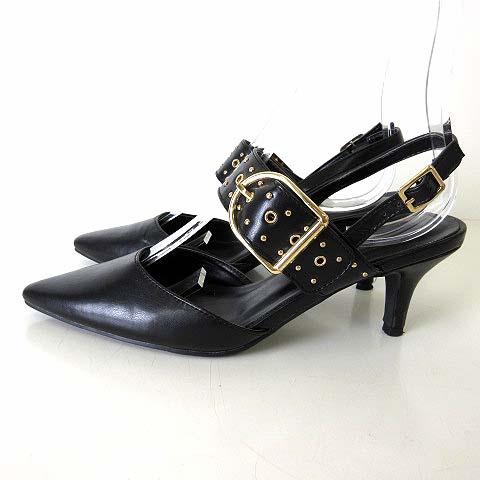 グレイル GRL サンダル ミュール バックストラップ レザー スタッズ