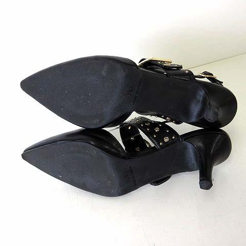 グレイル GRL サンダル ミュール バックストラップ レザー スタッズ