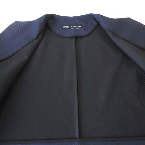 ZARA ザラ 25SS ボタン ベスト トップス ジレ クロップド XS 紺