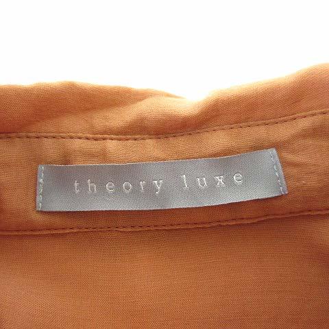 theory luxe（セオリーリュクス） シャツ ブラウス 半袖 シルク 絹 