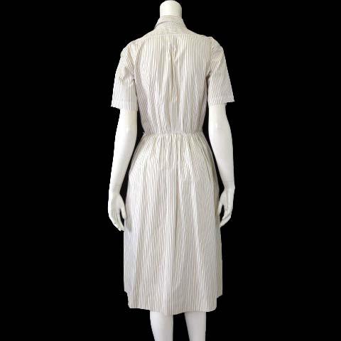 バーバリー　ワンピース　ストライプ BURBERRY（バーバリー） ワンピース シャツワンピース ロング コットン