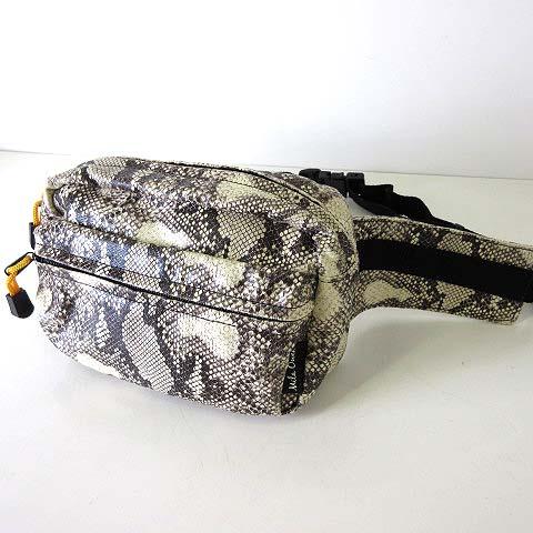 ミラオーウェン Mila Owen スクエアウエストポーチ バッグ ボディ