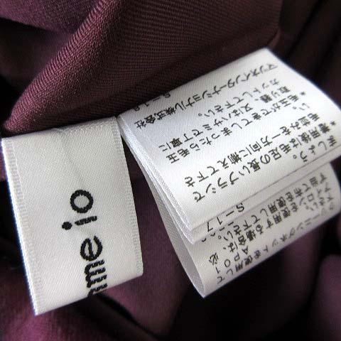 io comme io 染めウールワンピース 長袖 センソユニコ 赤 秋ゆったり io comme io 染めウールワンピース 長袖 センソユニコ 赤 秋