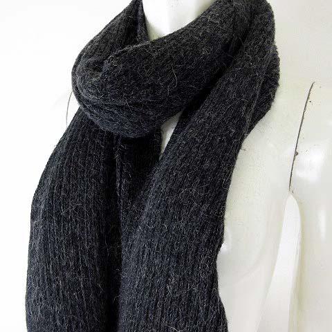 WOOL BOX CLASSIC マフラー ロングマフラー リブニット ウール
