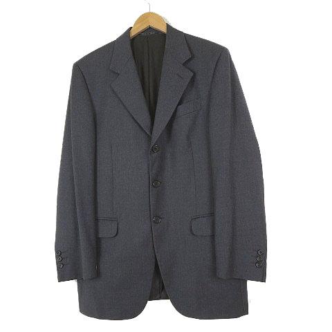 身幅：59cm】レトロ テーラードジャケット m l イタリア 70's 高級