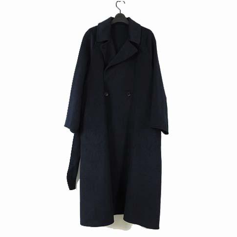 プラステ PLST 23AW コート ウールブレンドリバー ロングコート 12