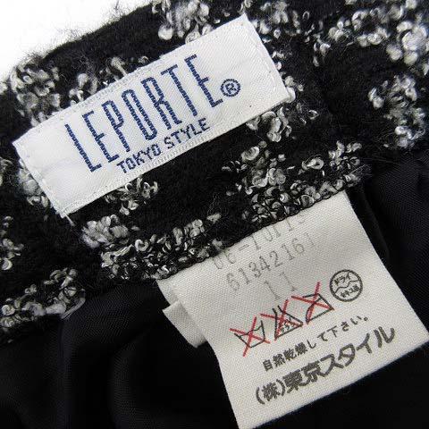 レポルテ LEPORTE 東京スタイル スカート ペンシルスカート 千鳥格子 