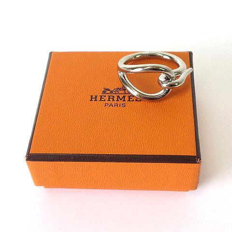 HERMES（エルメス） スカーフリング ジャンボ フック シルバーカラー