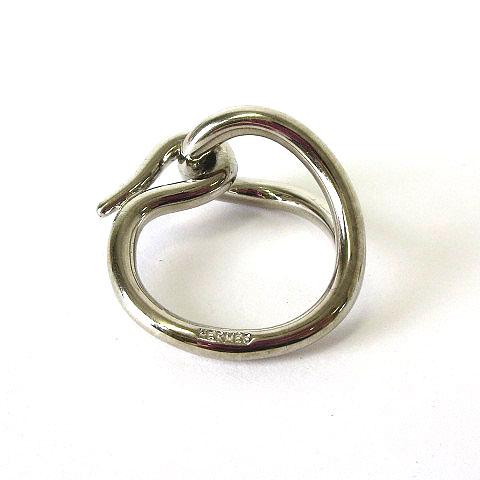 HERMES（エルメス） スカーフリング ジャンボ フック シルバーカラー