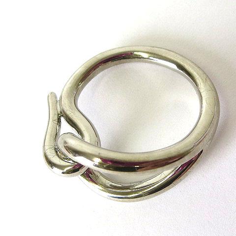 HERMES（エルメス） スカーフリング ジャンボ フック シルバーカラー