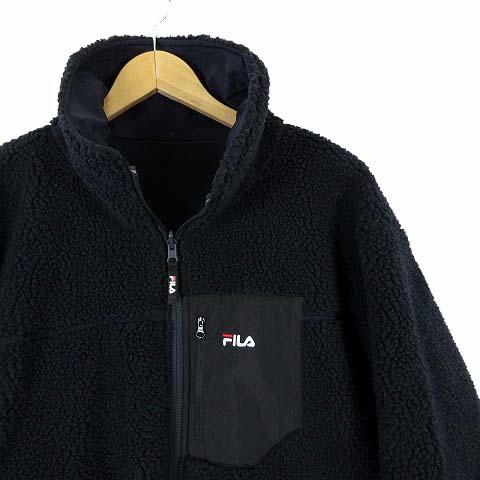 フィラ FILA リバーシブル ボア ジャケット ナイロン ブルゾン ジップ