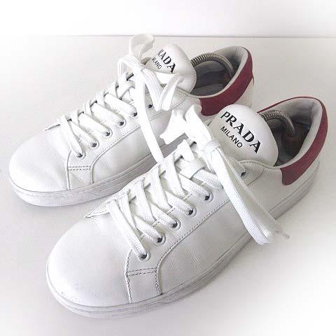 PRADA（プラダ） スニーカー 本革 レザー シューズ 4E3541