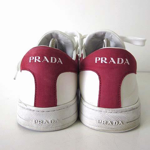 PRADA（プラダ） スニーカー 本革 レザー シューズ 4E3541