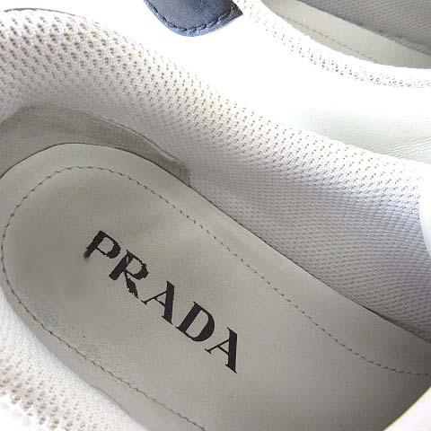 PRADA プラダ トライアングルロゴ ローカット スニーカー 2EG405 本革  