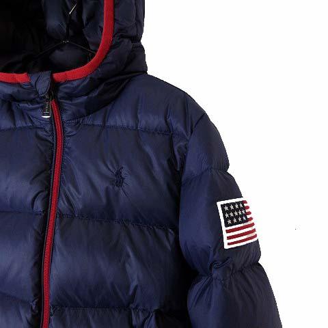ポロ ラルフローレン RALPH LAUREN ダウン ダウンジャケット 星条旗