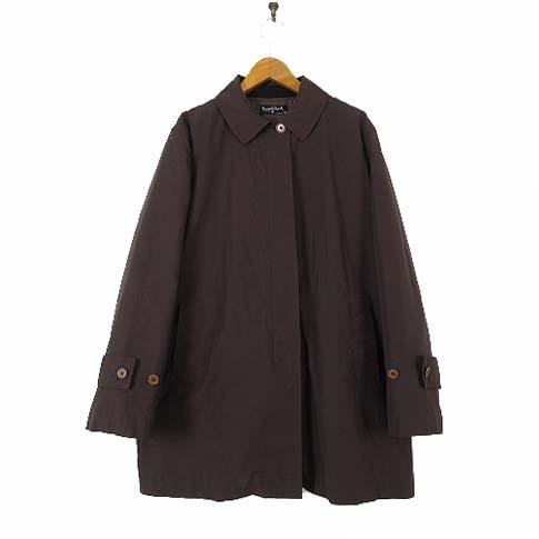 【中古】マーガレットハウエル 3way ダウンコート ダウンジャケット ナイロン ステンカラーコート M 2 ダークブラウン MARGARET HOWELL（マーガレットハウエル） MARGARET HOWELL 3way