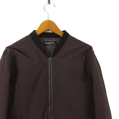 【中古】マーガレットハウエル 3way ダウンコート ダウンジャケット ナイロン ステンカラーコート M 2 ダークブラウン MARGARET HOWELL（マーガレットハウエル） MARGARET HOWELL 3way