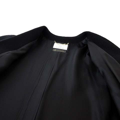 INED（イネド） コート ノーカラー ロングコート カシミヤ ウール