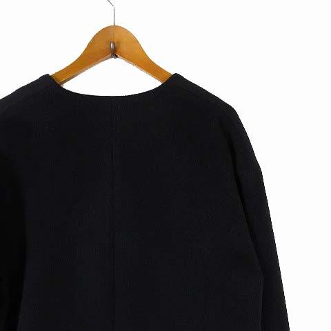 INED（イネド） コート ノーカラー ロングコート カシミヤ ウール