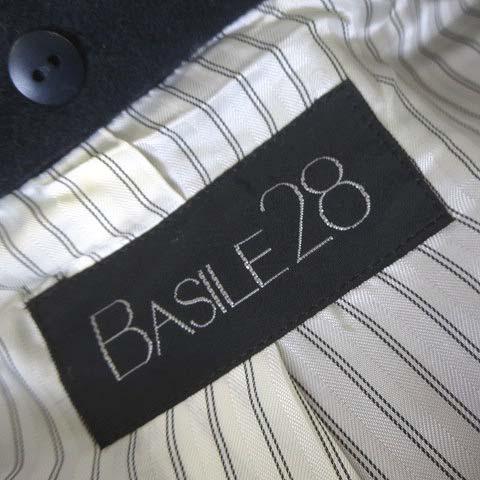 バジーレ BASILE 28 コート フード付 ロング チェスターコート 