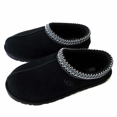 ☆新品未使用☆Ugg ムートンサンダル　スリッポン☆ブラック☆24センチ 未使用品 アグ UGG タスマン Tasman ムートン サンダル サボ