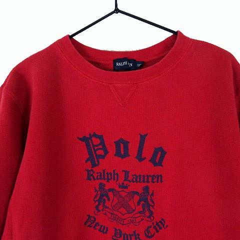 新品Polo Ralph Lauren 赤 クマ刺繍 トレーナー 120 新品Polo Ralph