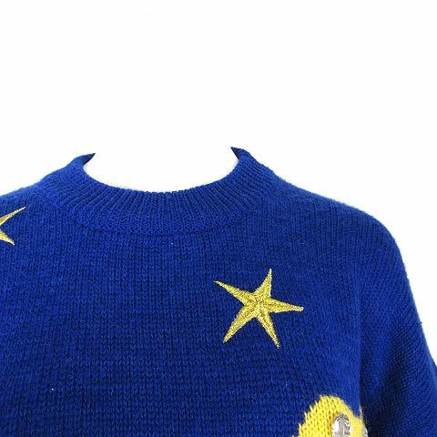 アッシュエル H・L HENRI LUC CHAPUIS ニット ワンピース ワニ ロゴ