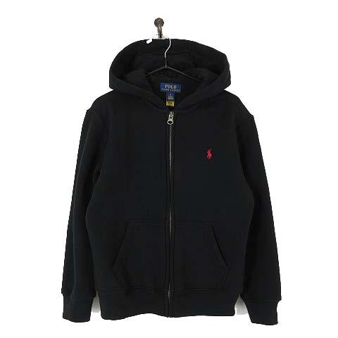 極美品★ポロラルフローレン ジップアップ パーカー Lサイズ ロゴ刺繍 ブラック POLO RALPH LAUREN（ポロ・ラルフローレン） 【並行輸入品】 ポロ