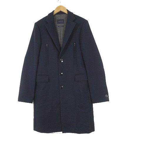 ザラマン ZARA MAN コート チェスターコート ウール混 ジップポケット
