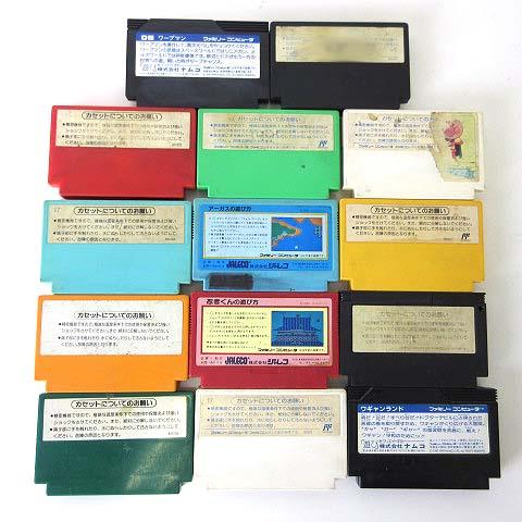 ファミコンソフト ジャンク 初代 ファミコン ソフト 14個 セット 任天堂 ゴルフ 麻雀