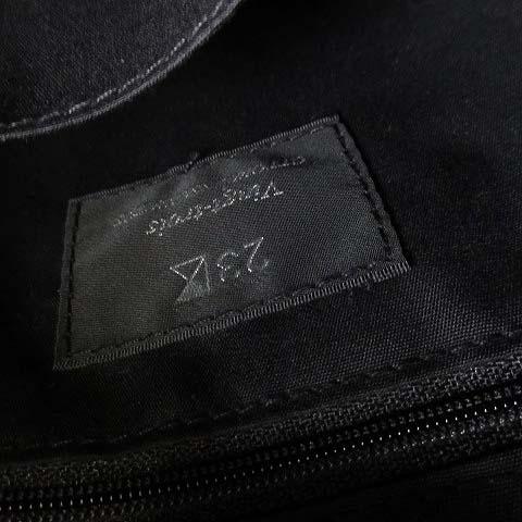 上品 オンワード樫山 23区 ショルダーバッグ レザー 牛革 ブラック 黒 23区（ニジュウサンク） オンワード樫山 バッグ ショルダーバッグ