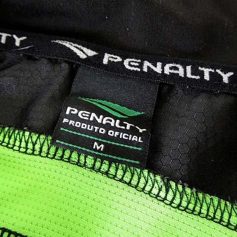 美品！PENALTY ピステ・ウィンドブレーカー ブラック PENALTY（ペナルティ） ウォーマージャケット＆ウォーマーパンツ 中綿