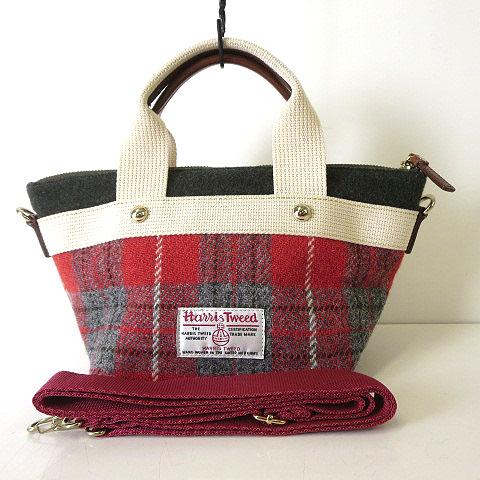トプカピ TOPKAPI TREASURE ハリスツイード Harris Tweed バッグ 2Way 