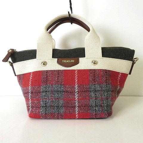 トプカピ TOPKAPI TREASURE ハリスツイード Harris Tweed バッグ 2Way 