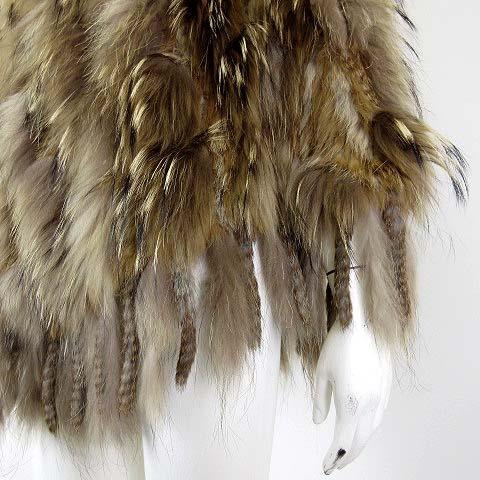 ヴェロフォンナ Re.Verofonna 毛皮 ケープ ポンチョ コート ティペット