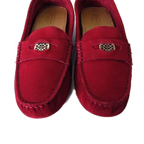 COACH ローファー ドライビングシューズ リボンタッセルチャーム付き