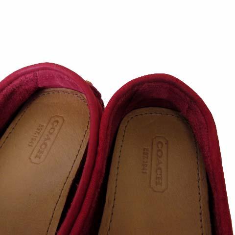 COACH ローファー ドライビングシューズ リボンタッセルチャーム付き