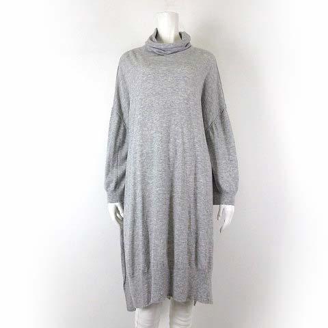 ミズイロインド mizuiro ind ニット ワンピース チュニック ロング