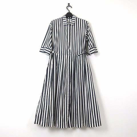 マリメッコ marimekko ワンピース ロング ストライプ シャツワンピース