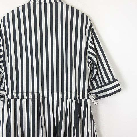 marimekko ストライプ 長袖 ロングシャツワンピース 36 MARIKO｜Marientのシャツワンピースを使ったコーディネート - WEAR