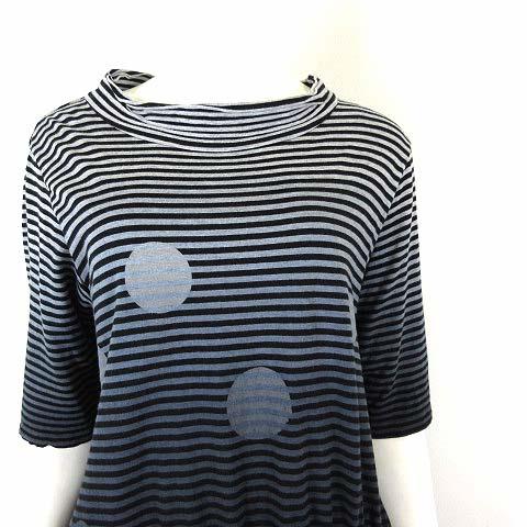 ジウ 慈雨 センソユニコ チュニック ワンピース 半袖 5分袖 フレア