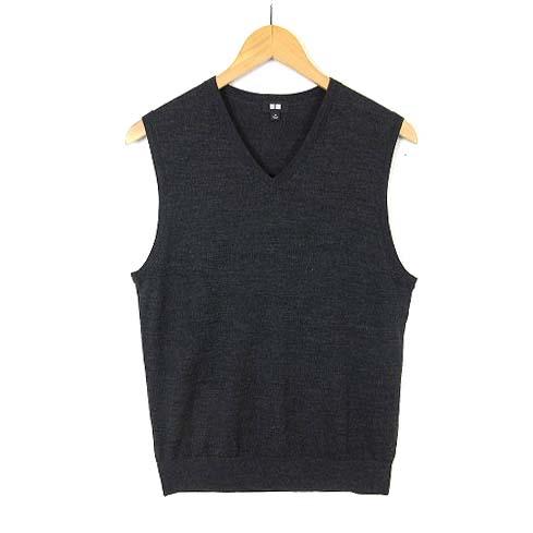 ユニクロ（UNIQLO） エクストラファイン メリノ Vネック ベスト ニット