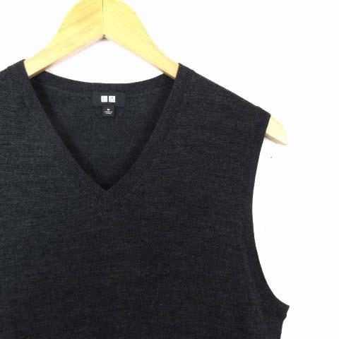 ユニクロ（UNIQLO） エクストラファイン メリノ Vネック ベスト ニット