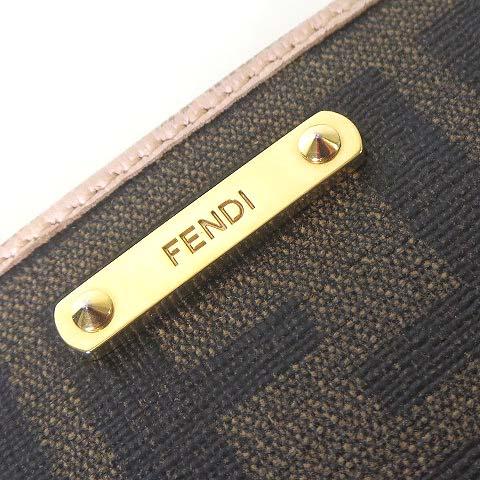 FENDI（フェンディ） 財布 ズッカ柄 ラウンドファスナー 長財布 ロゴ