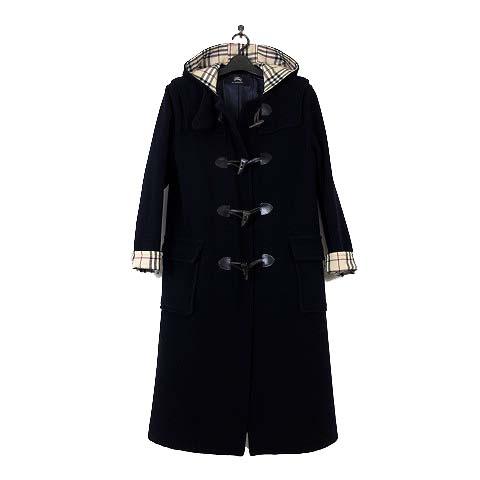 バーバリー BURBERRY LONDON コート ダッフルコート ロング メルトン