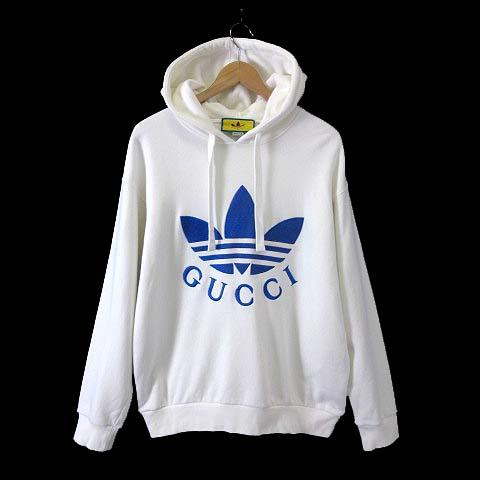 GUCCI（グッチ） アディダス コラボ 22SS パーカー トレフォイル エン 